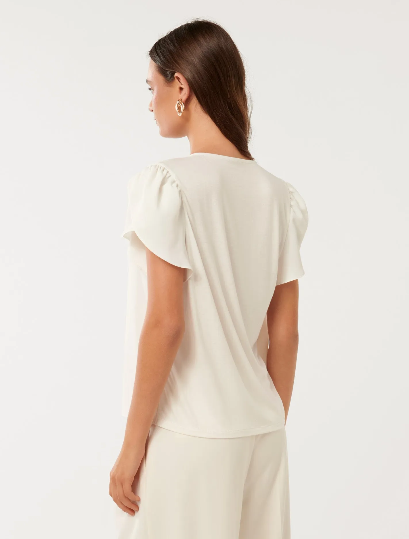 Mila Petal Sleeve Top