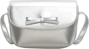 Minimalist Saddle Bag Women Shoulder Crossbody Bag Bow Knot Compact Purse