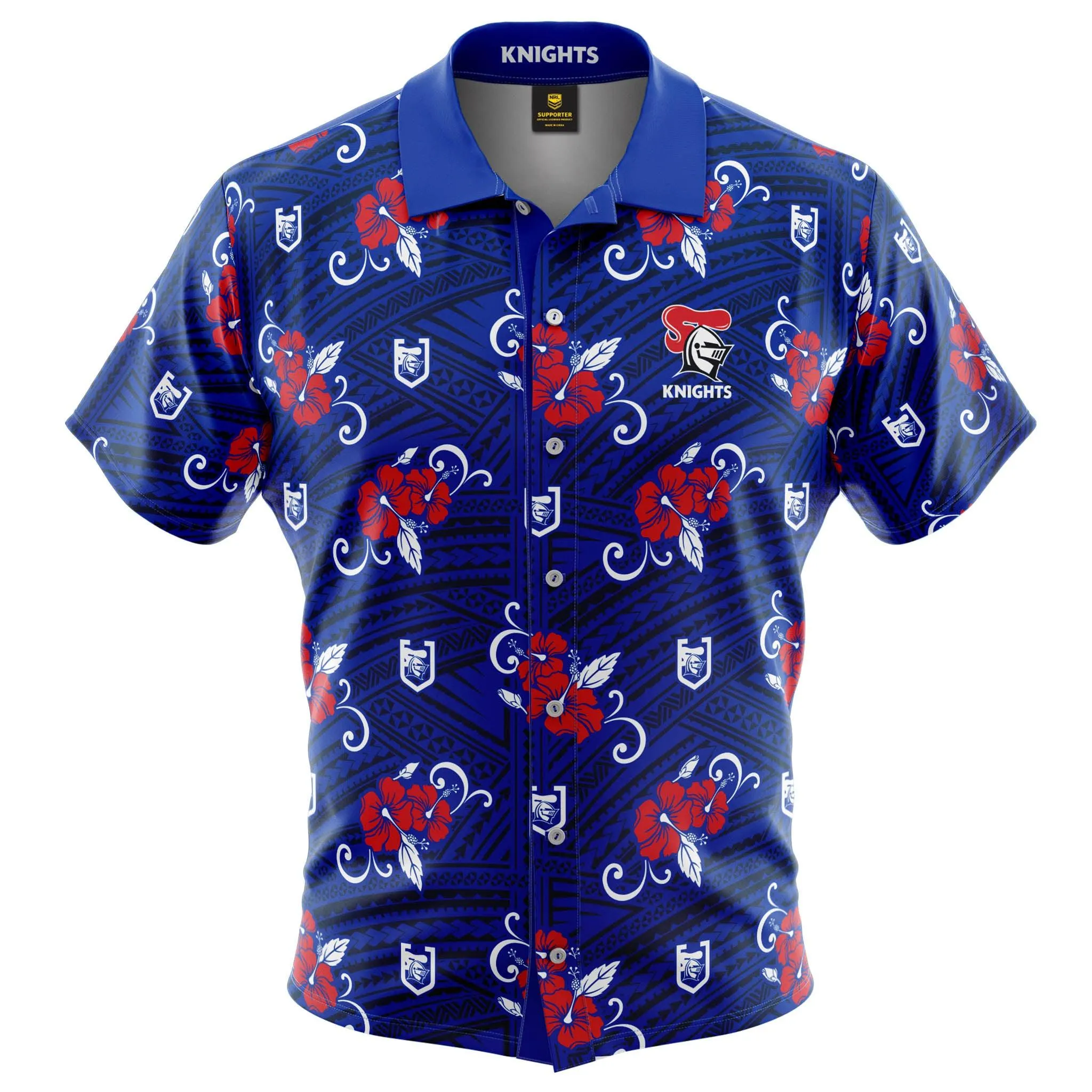 Newcastle Knights Tribal Button Up Shirt