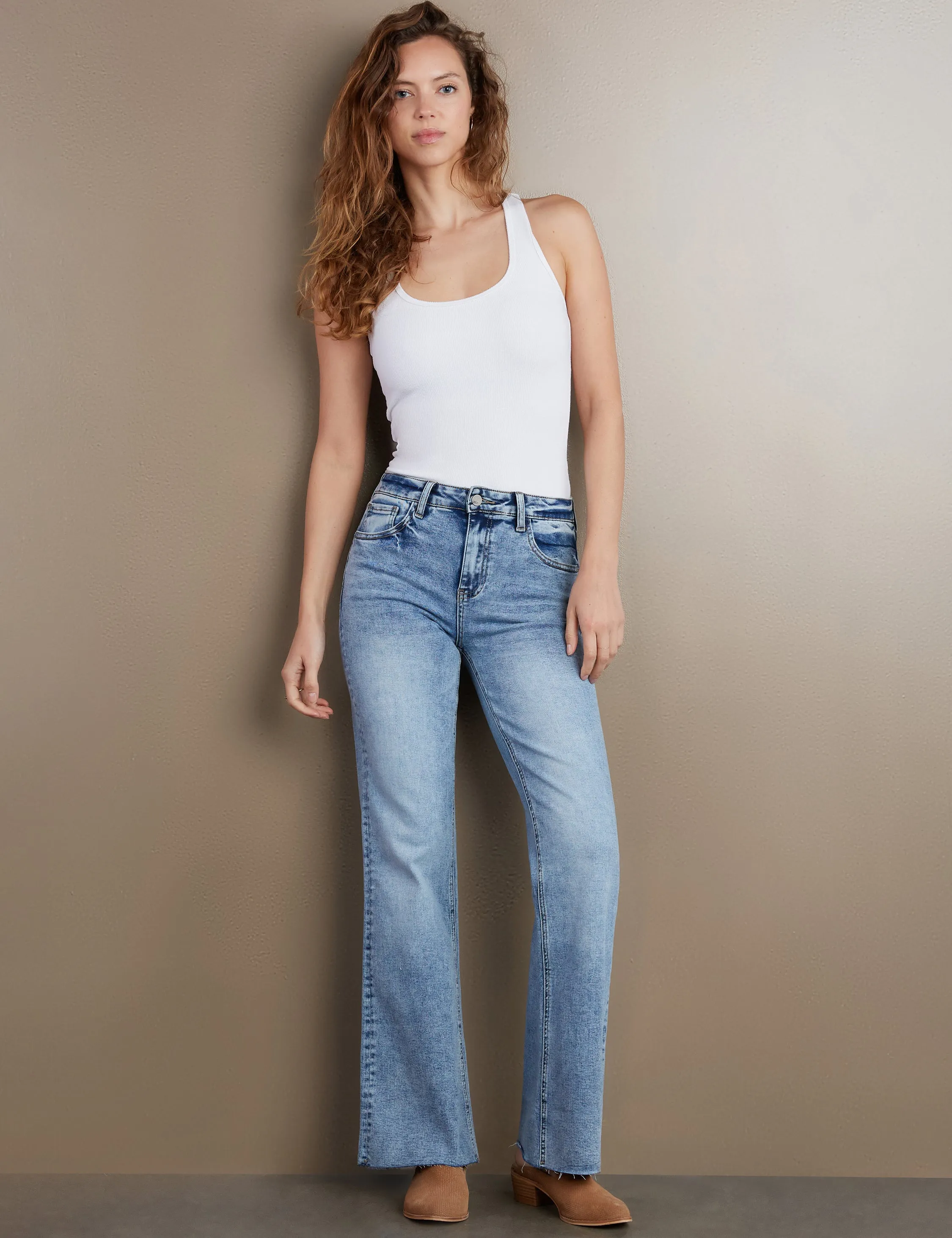 Olivia Hi-Rise Slight Flare Jeans