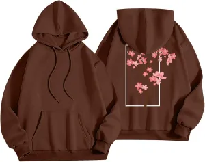 Oversized Hoodies for Women Plus Size Casual Graphic Sweatshirts Y2K Trendy Fall Pullover Top Teen Girls Clothes