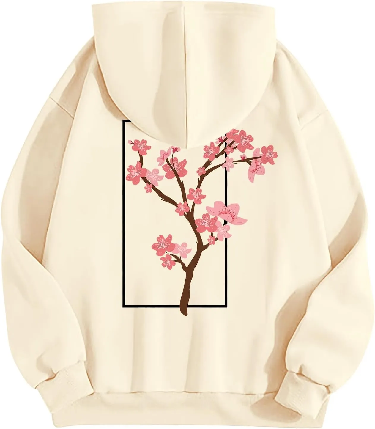 Oversized Hoodies for Women Plus Size Casual Graphic Sweatshirts Y2K Trendy Fall Pullover Top Teen Girls Clothes