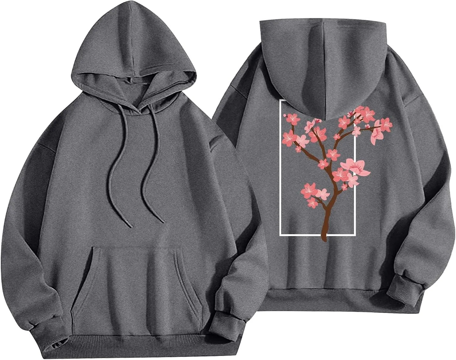 Oversized Hoodies for Women Plus Size Casual Graphic Sweatshirts Y2K Trendy Fall Pullover Top Teen Girls Clothes