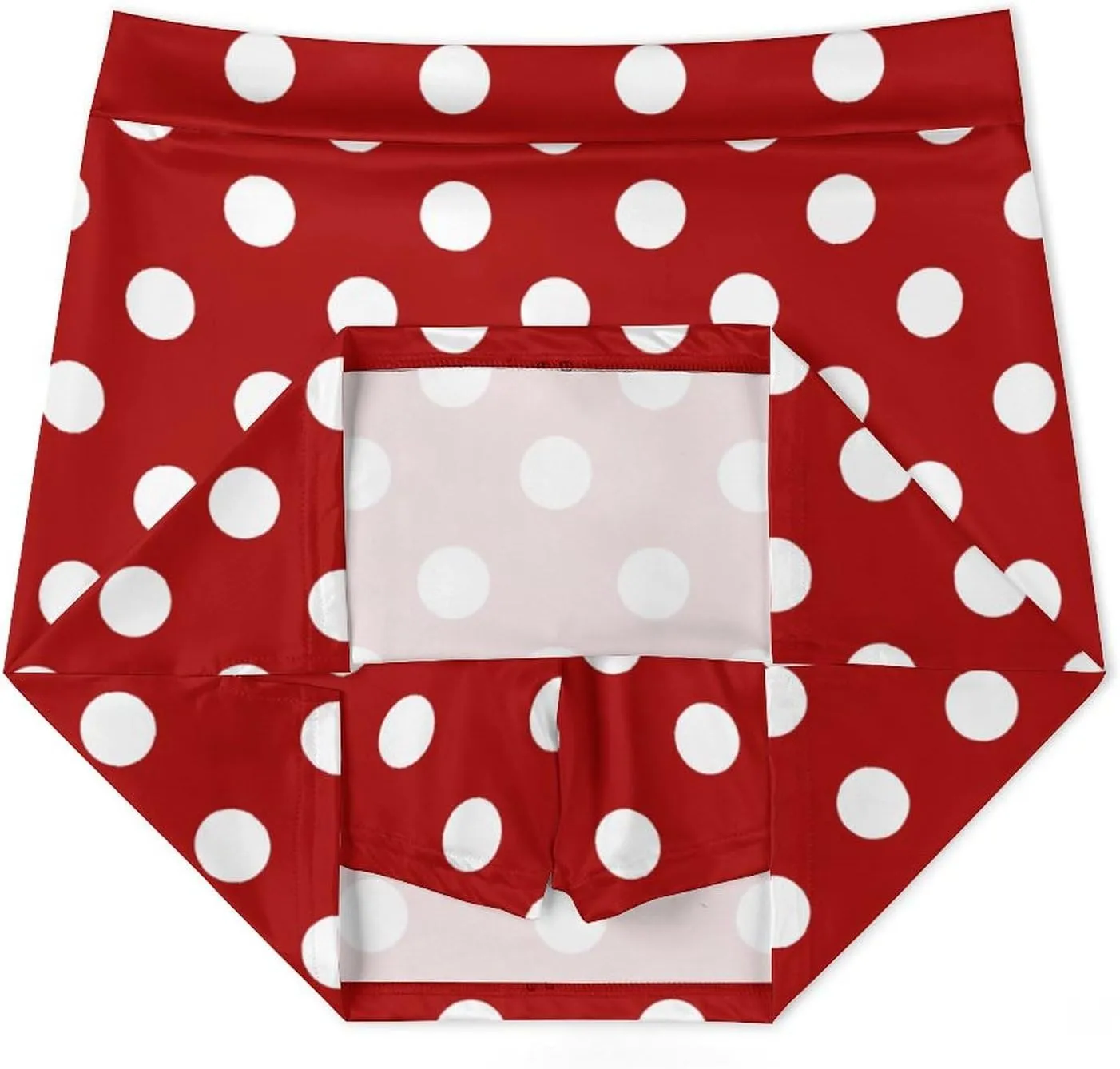 Polka Dots Shorts Skirt Womans Mini Skirt Light Proof Trouser Skirts High Waist Single Pocket A Line Sports Skorts