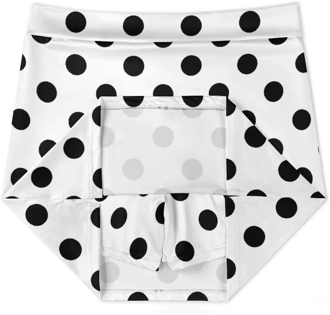 Polka Dots Shorts Skirt Womans Mini Skirt Light Proof Trouser Skirts High Waist Single Pocket A Line Sports Skorts