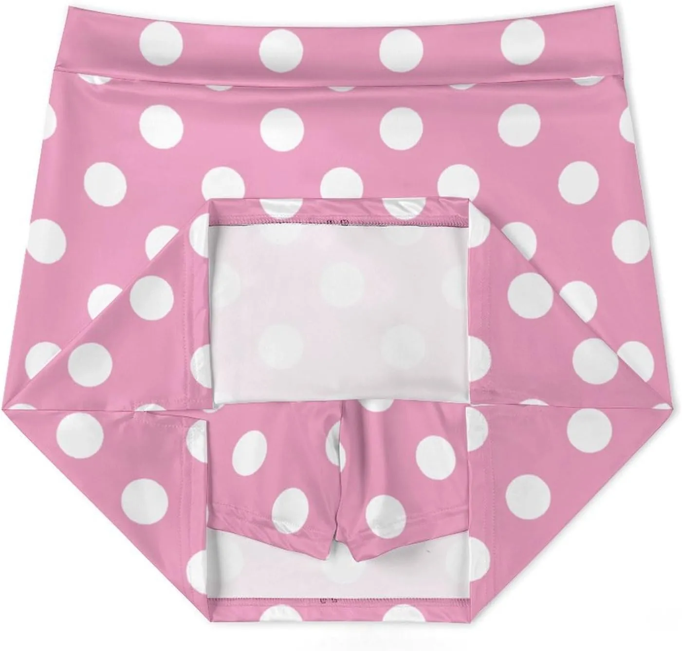 Polka Dots Shorts Skirt Womans Mini Skirt Light Proof Trouser Skirts High Waist Single Pocket A Line Sports Skorts