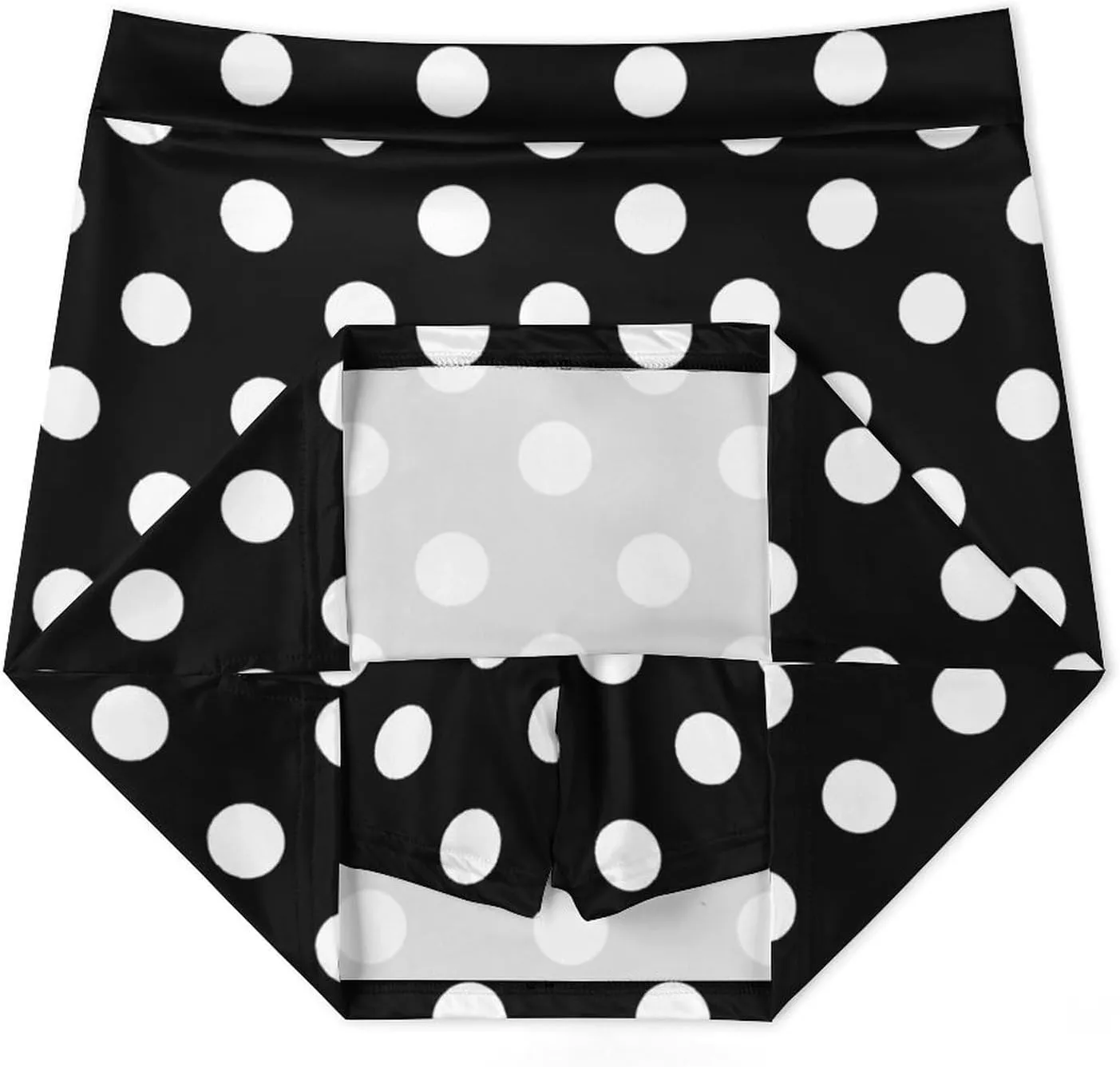 Polka Dots Shorts Skirt Womans Mini Skirt Light Proof Trouser Skirts High Waist Single Pocket A Line Sports Skorts