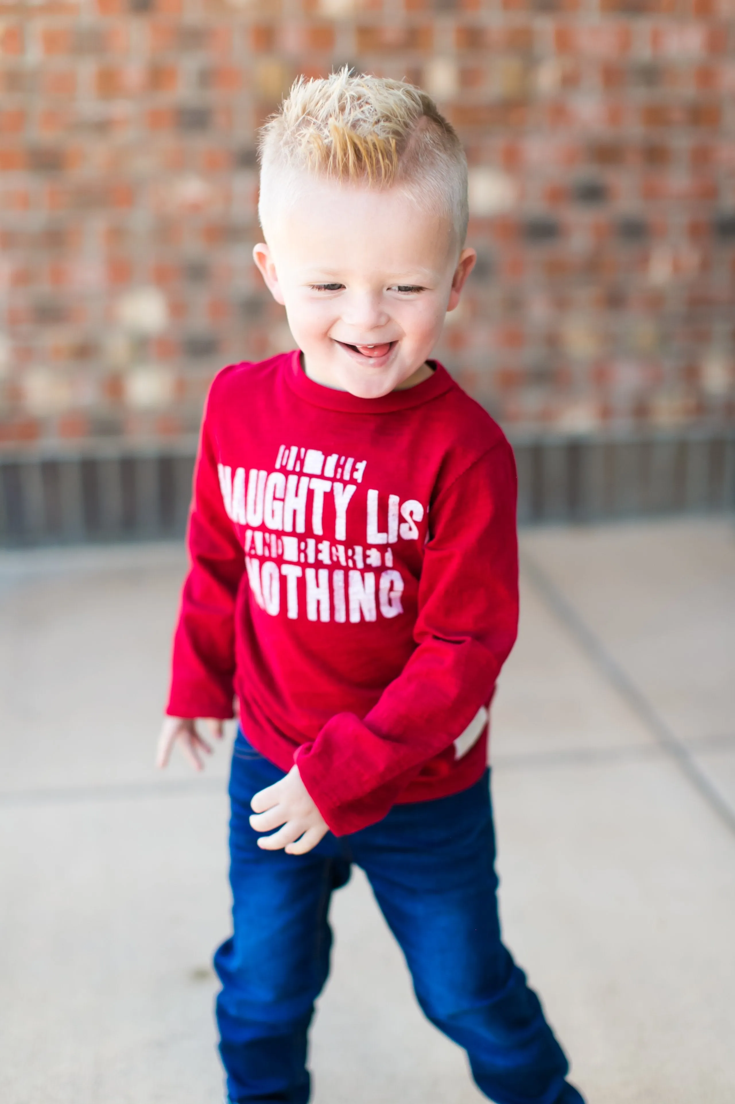 Retro Brand - Naughty List Long Sleeve in Red (6)