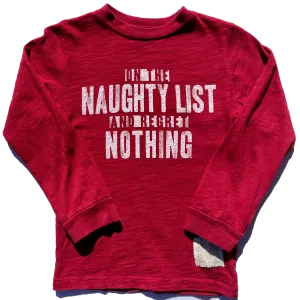 Retro Brand - Naughty List Long Sleeve in Red (6)