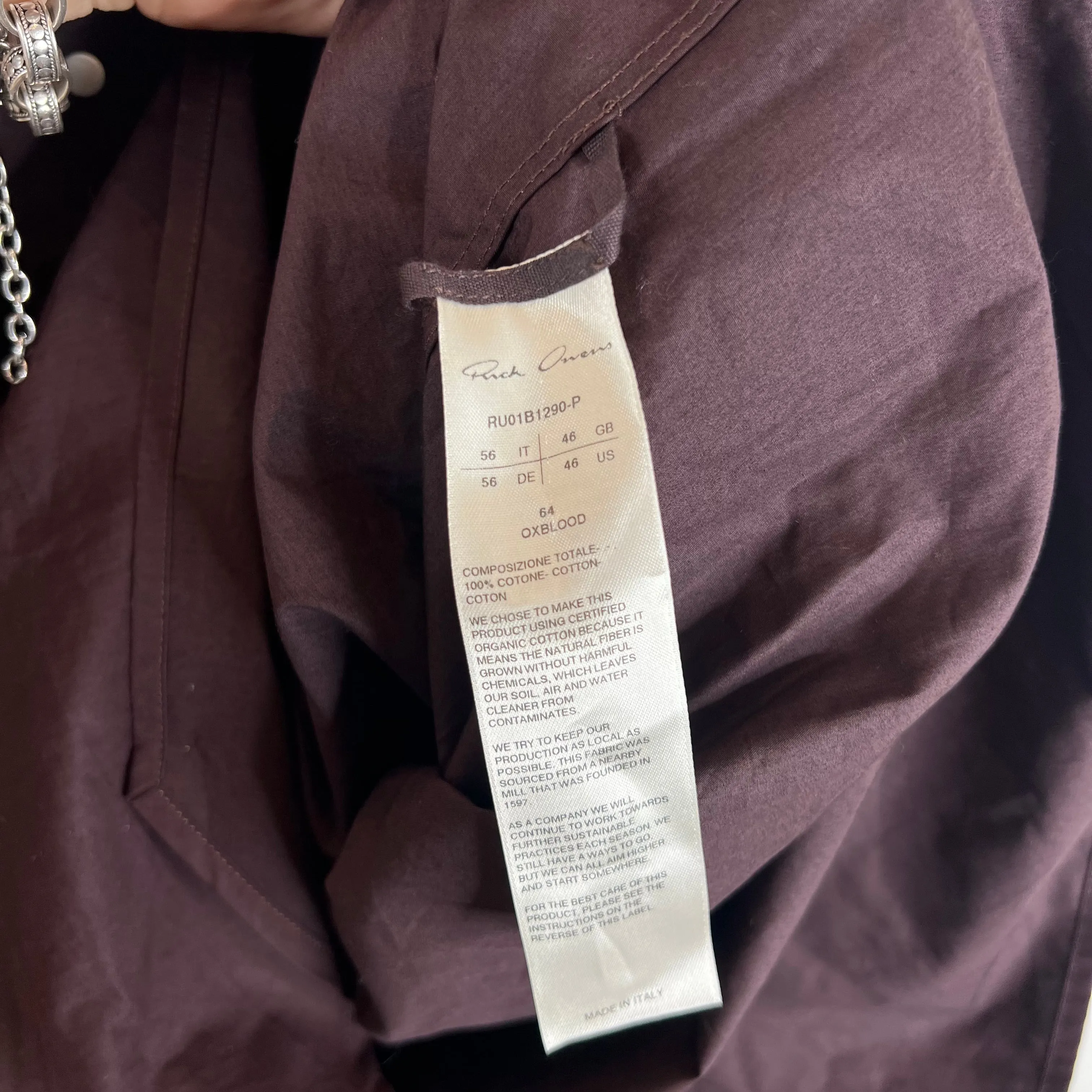 Rick Owens Lido Button Up Shirt