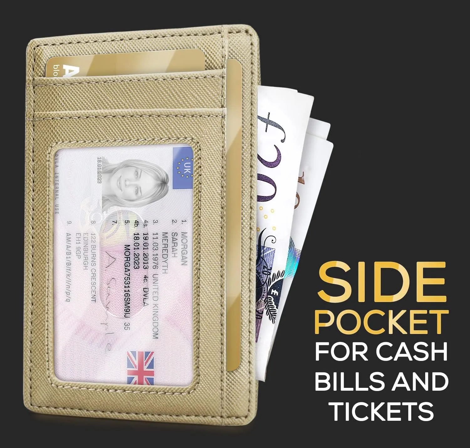 Slim Wallet for Men, RFID Blocking Minimalist Credit Card Holder  Thin Men's Wallets for Back & Front Pocket with Gift Box