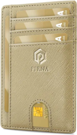 Slim Wallet for Men, RFID Blocking Minimalist Credit Card Holder  Thin Men's Wallets for Back & Front Pocket with Gift Box