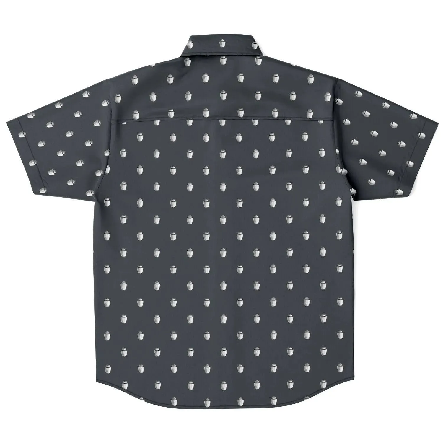 Subtle-Tee White Urn on Steel Grey