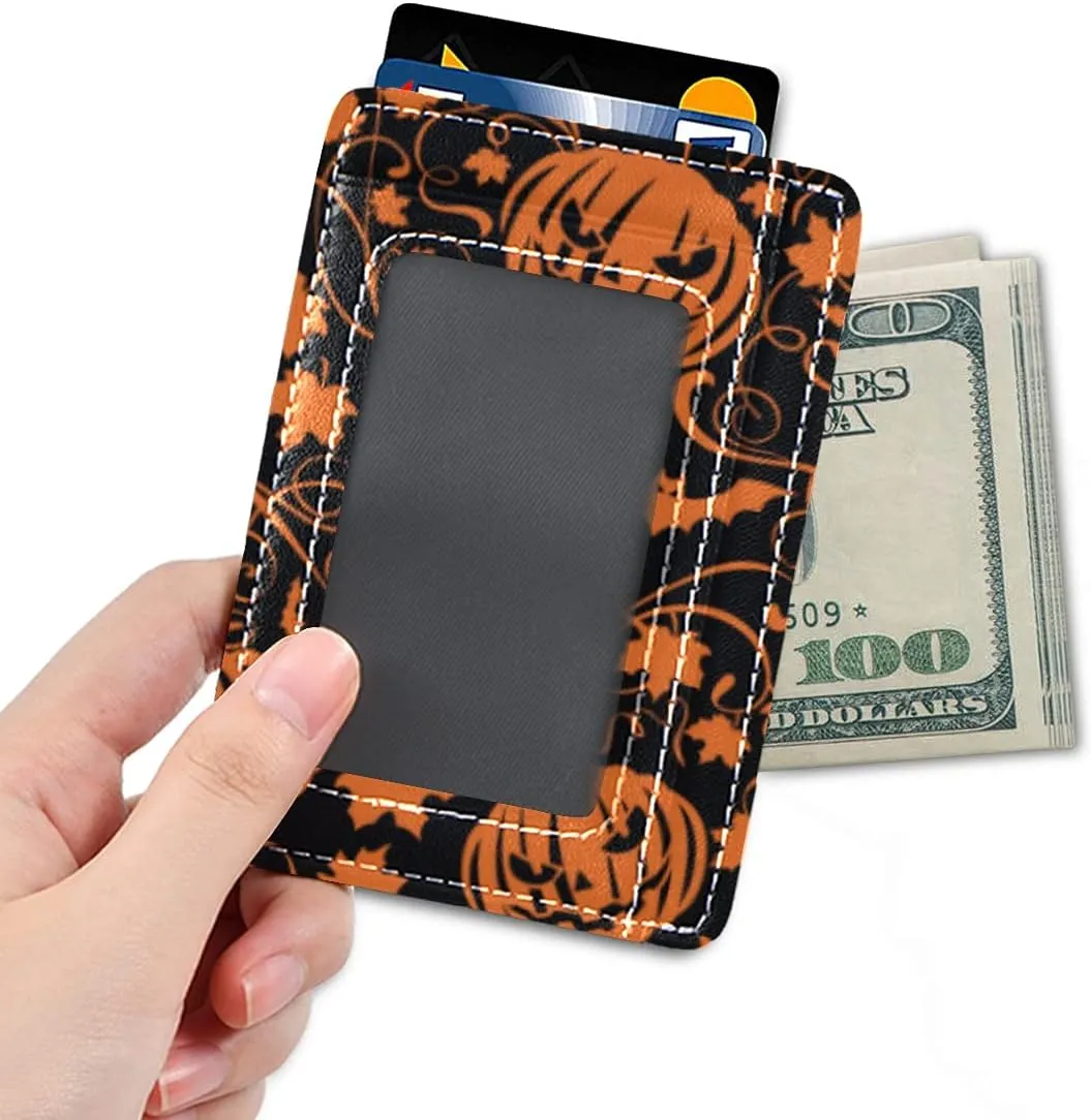susiyo Slim Minimalist Wallets Rfid Blocking Card Wallets PU Leather Front Pocket Wallets for Men and Women
