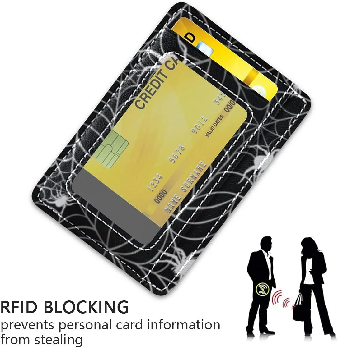 susiyo Slim Minimalist Wallets Rfid Blocking Card Wallets PU Leather Front Pocket Wallets for Men and Women
