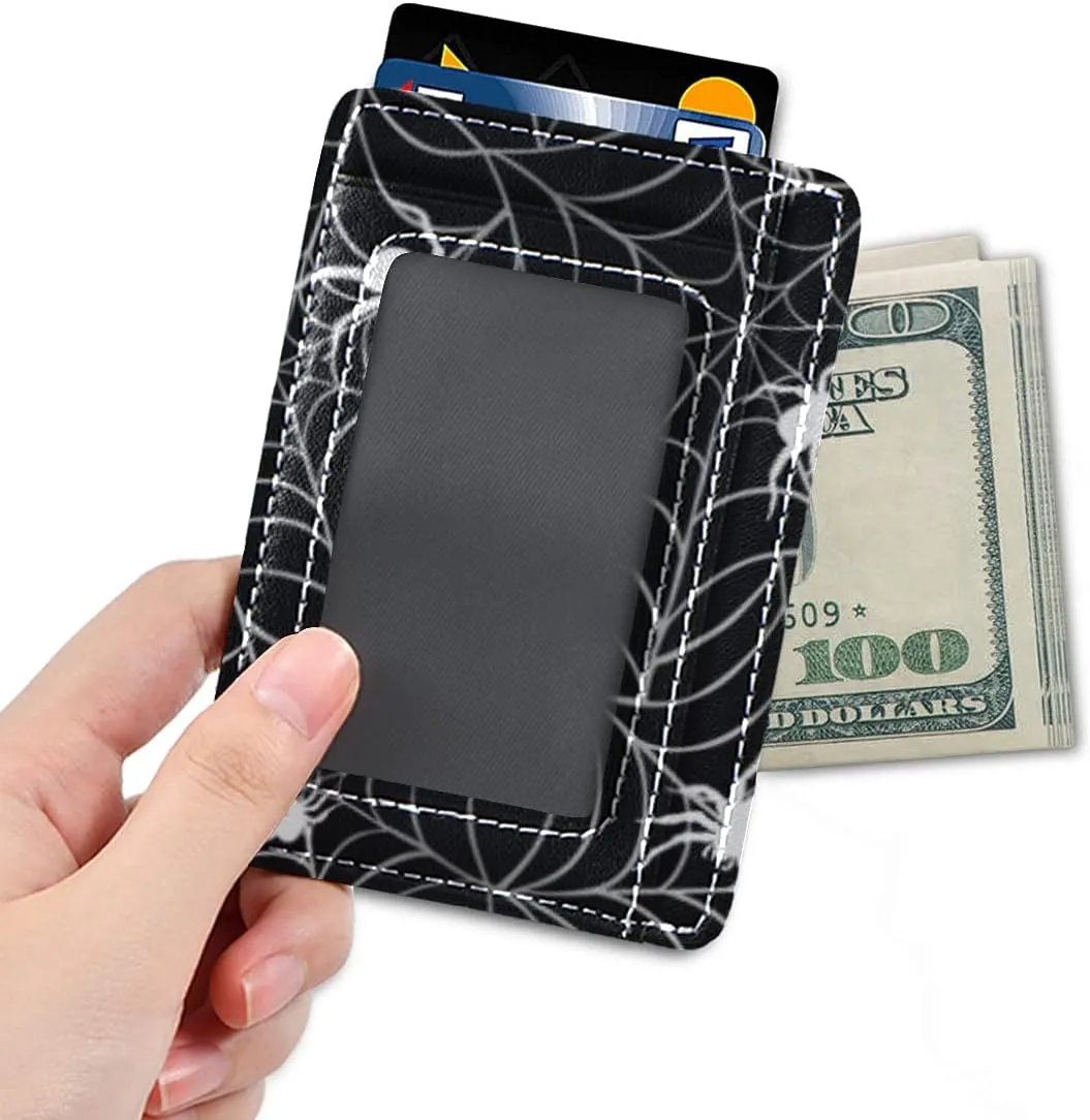 susiyo Slim Minimalist Wallets Rfid Blocking Card Wallets PU Leather Front Pocket Wallets for Men and Women