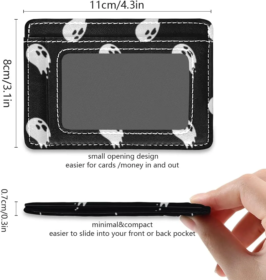 susiyo Slim Minimalist Wallets Rfid Blocking Card Wallets PU Leather Front Pocket Wallets for Men and Women