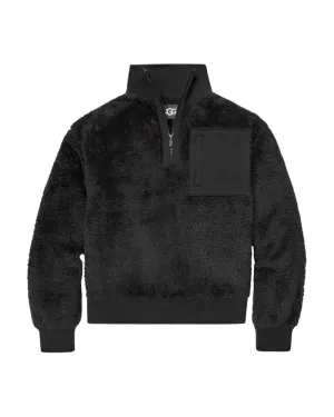 UGG Black Janeann Half Zip Sweatshirt