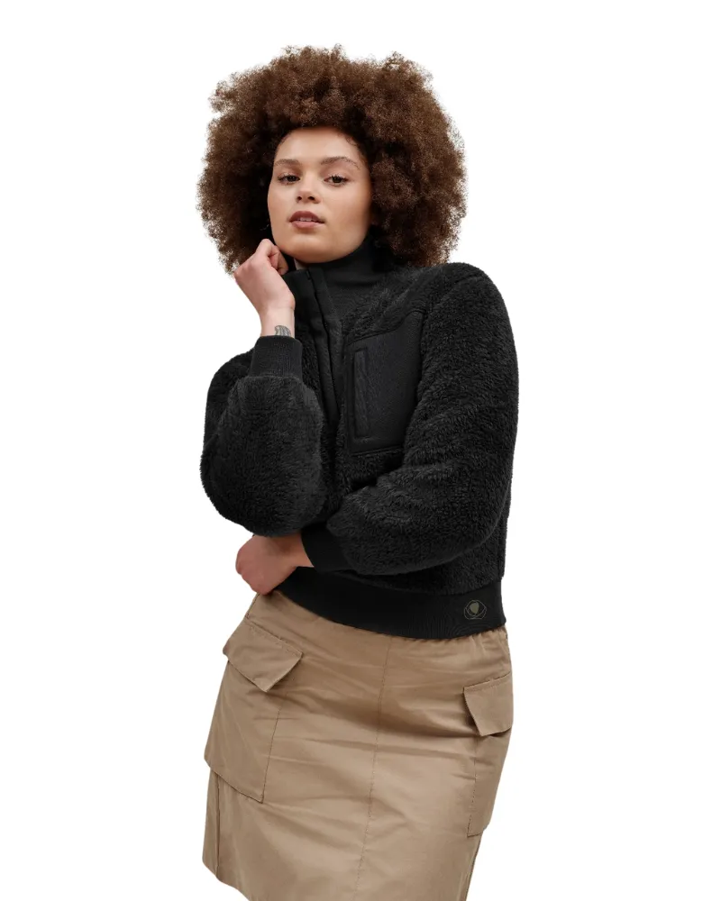 UGG Black Janeann Half Zip Sweatshirt