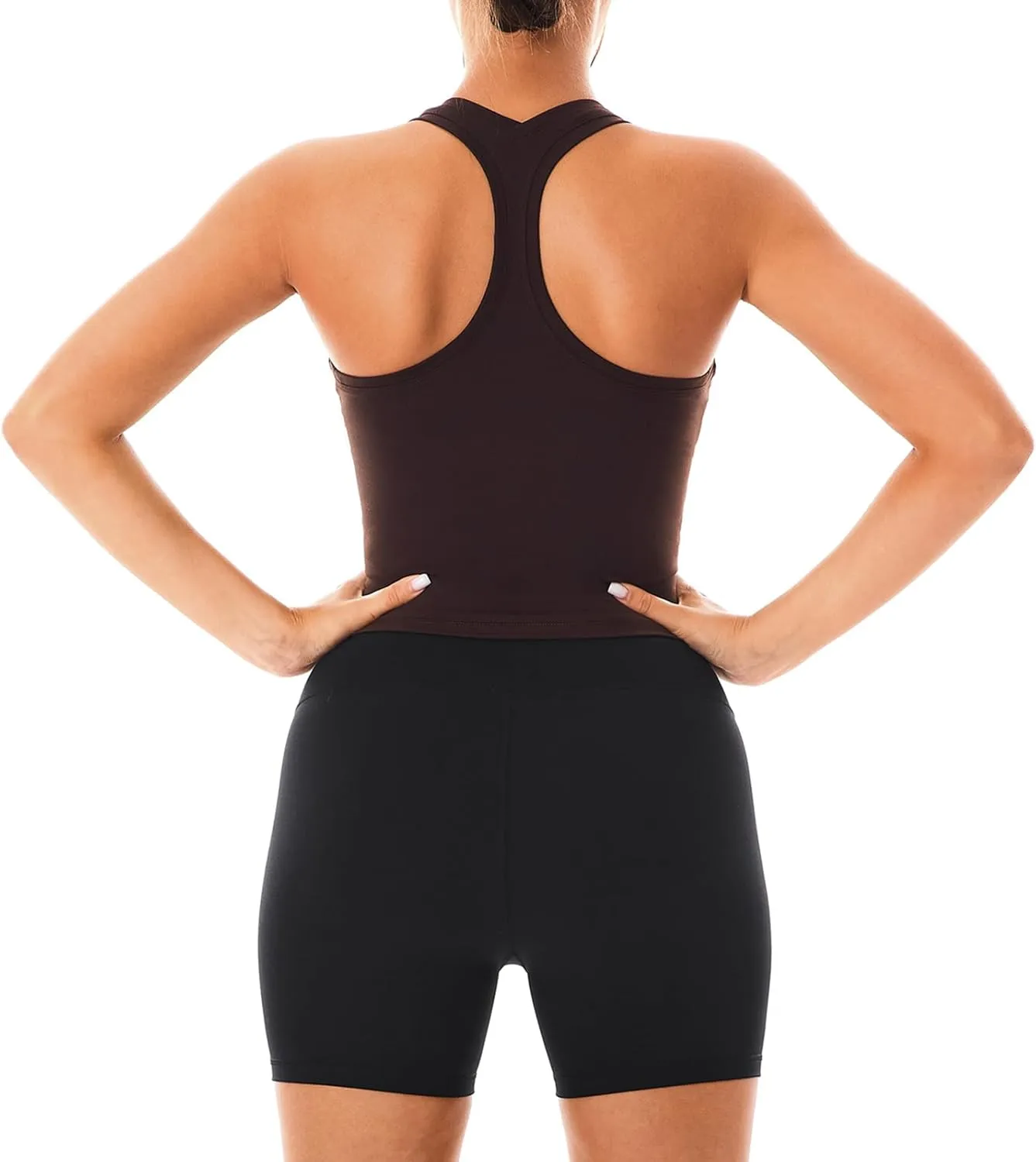 Ukaste Women's Studio Essential Workout Tank Top Racerback Sleeveless Yoga Running Shirts