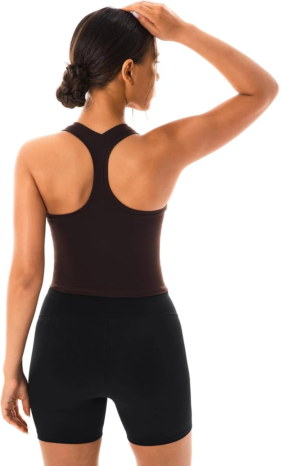 Ukaste Women's Studio Essential Workout Tank Top Racerback Sleeveless Yoga Running Shirts