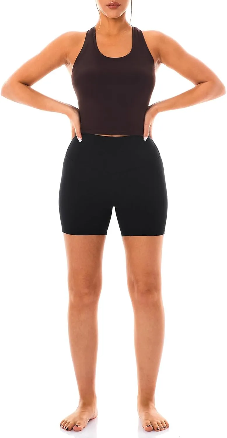 Ukaste Women's Studio Essential Workout Tank Top Racerback Sleeveless Yoga Running Shirts