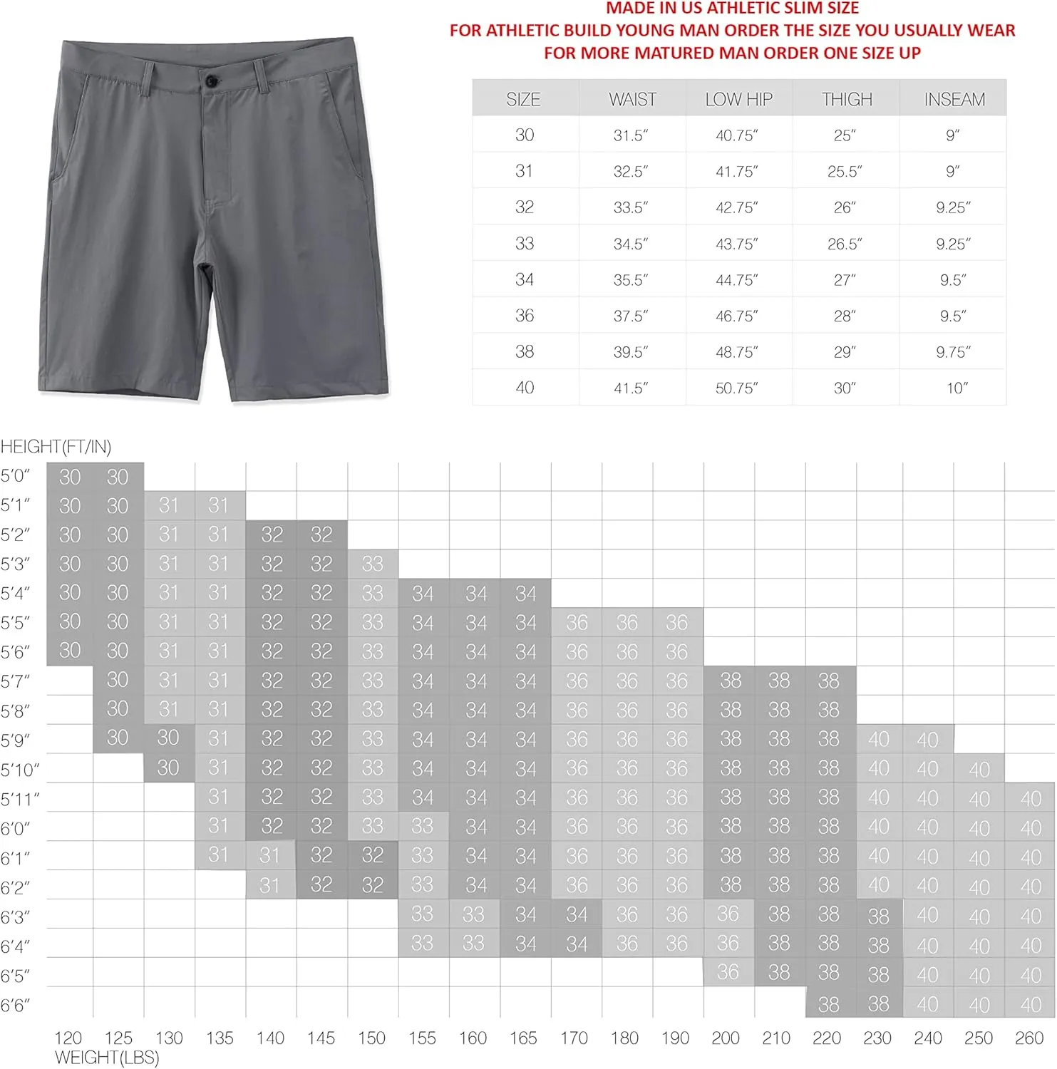 Vetemin Men's Casual Performance Quick Dry Slim Fit Workout Hiking Hybrid Dress Chino Golf Shorts