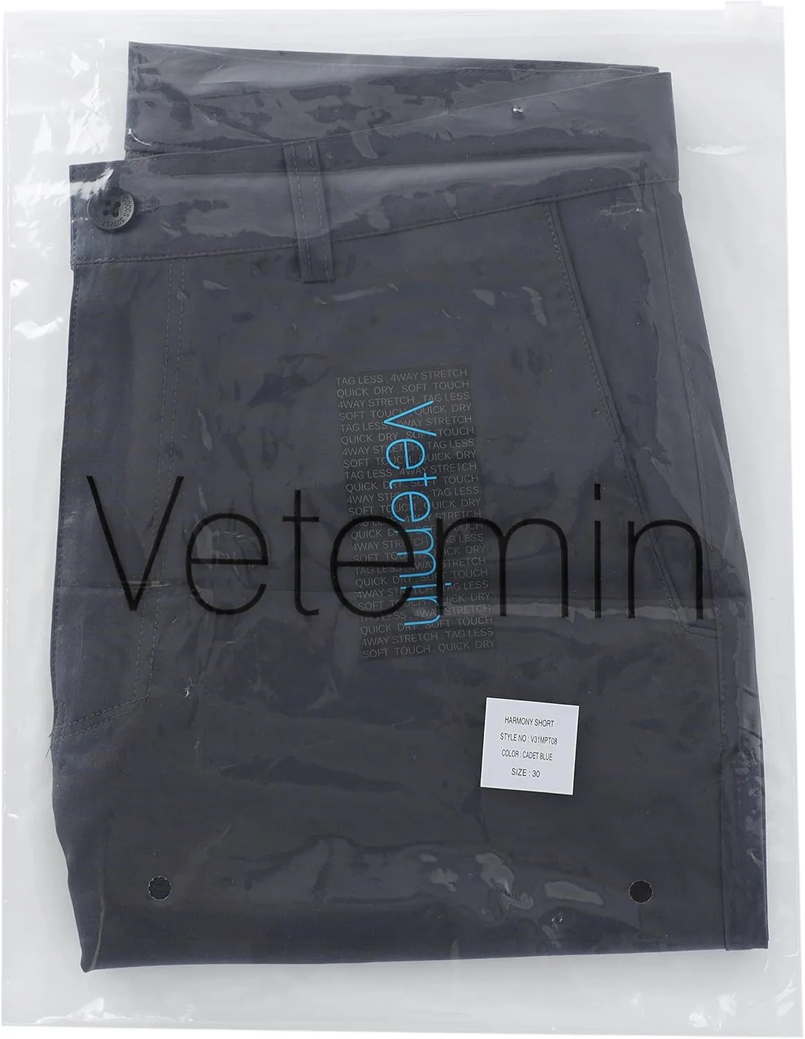Vetemin Men's Casual Performance Quick Dry Slim Fit Workout Hiking Hybrid Dress Chino Golf Shorts