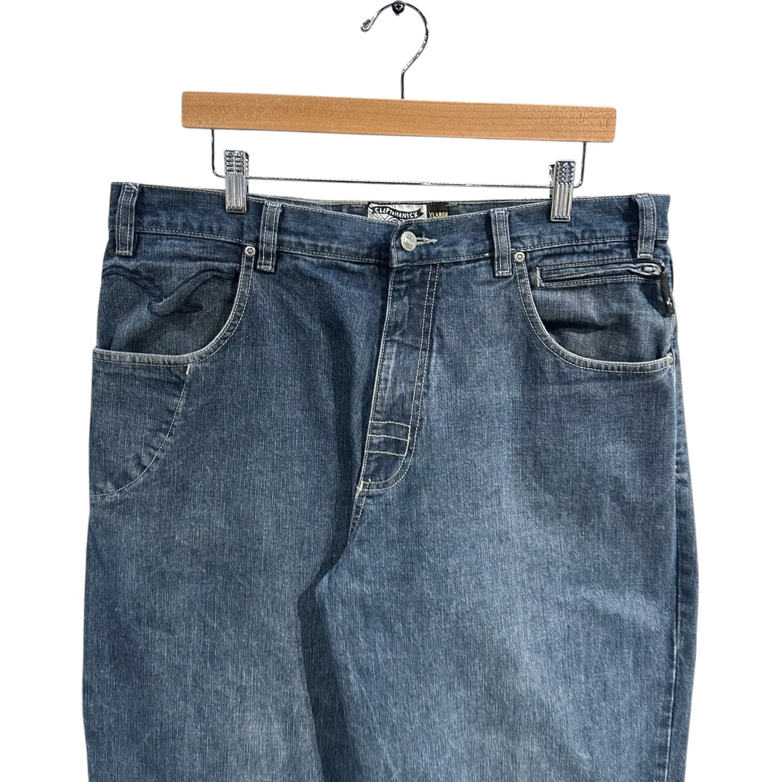 Vintage Cleptomanicx Straight Leg Denim Jeans 36x31