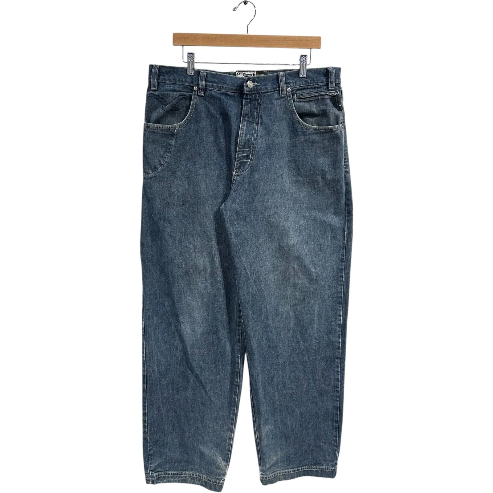 Vintage Cleptomanicx Straight Leg Denim Jeans 36x31