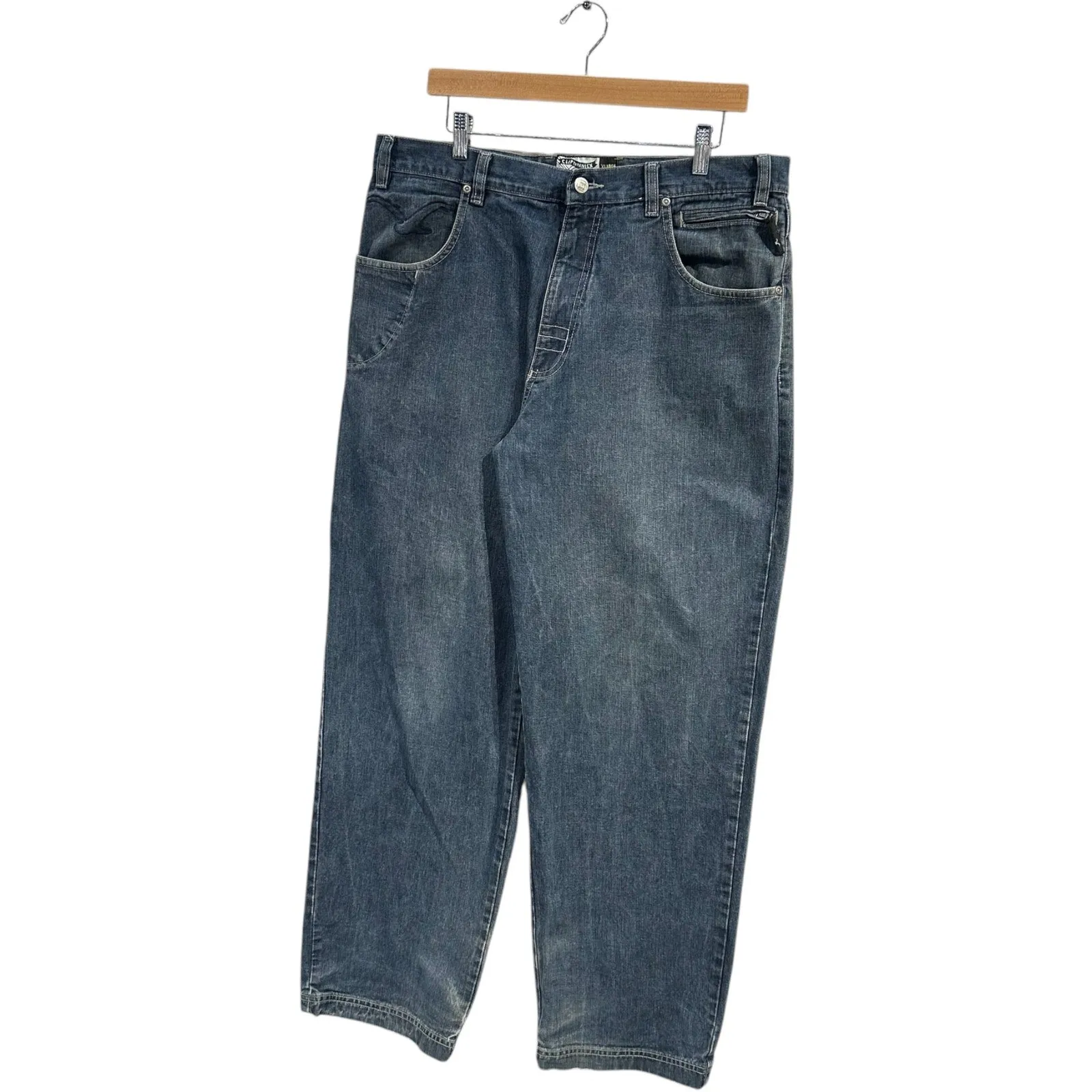 Vintage Cleptomanicx Straight Leg Denim Jeans 36x31