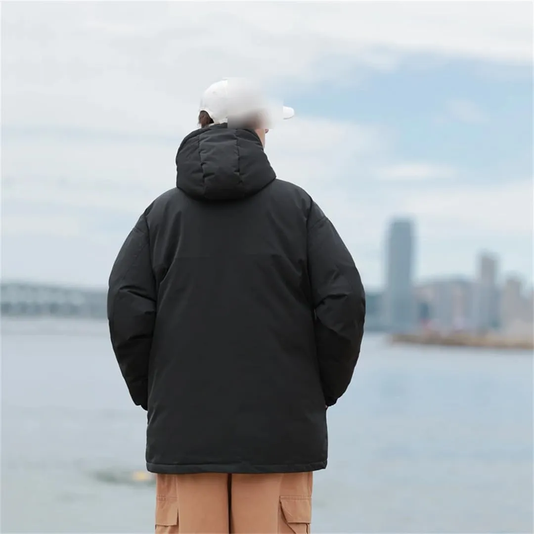 Vintage Padded Cotton Jacket Coat Outdoor Travel Multi-Pocket Warm Puffer Winter Jacket