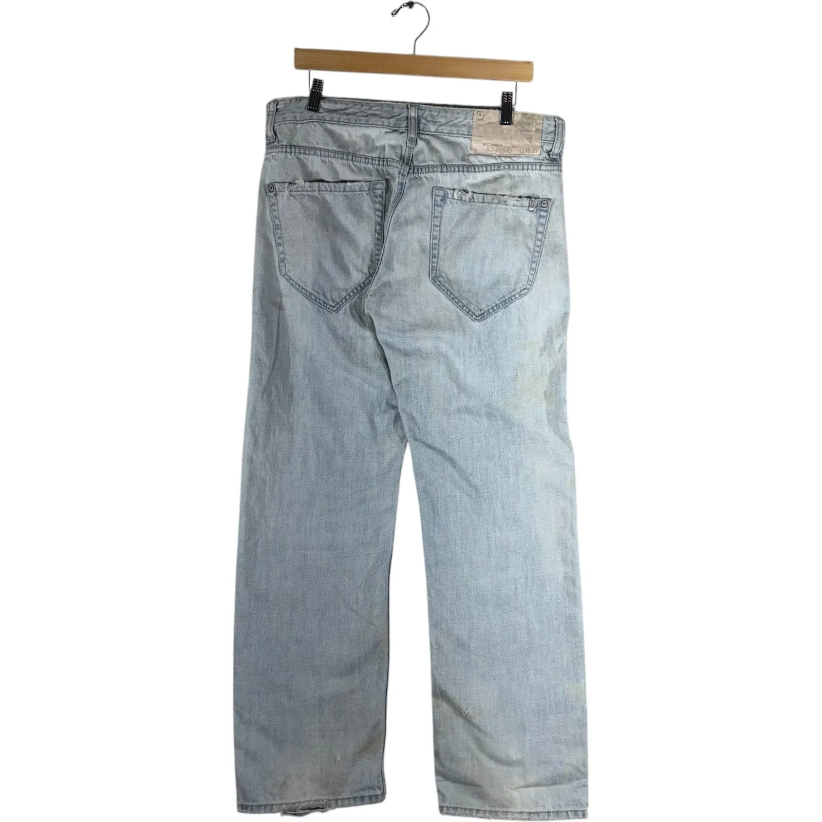 Vintage Rocawear Straight Leg Denim Jeans 36x31.5