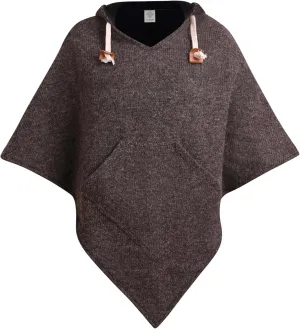 virblatt - Poncho Men & Women | Wool & Fleece | Unisex Hooded Winter Poncho