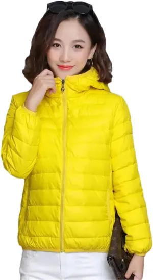 Women Short Cotton-Padded Jacket Down Cotton Coat Light Thin Quilted Lattice Parkas Tops Coats Picture color3 3XL