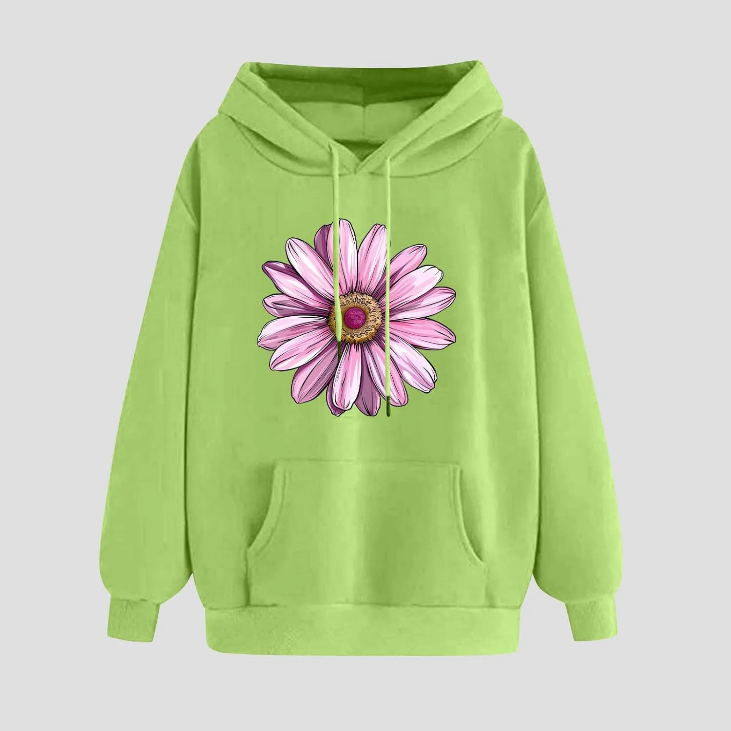 Womens Graphic Hoodies Casual Loose Long Sleeve Oversized Sweatshirts Winter Fashion Outfits 2024 With Pockets