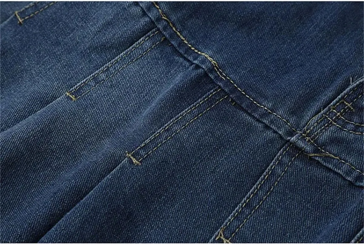 Womens Pleated Denim Mini Skirt High Waist Spring Summer Y2k Retro A-Line