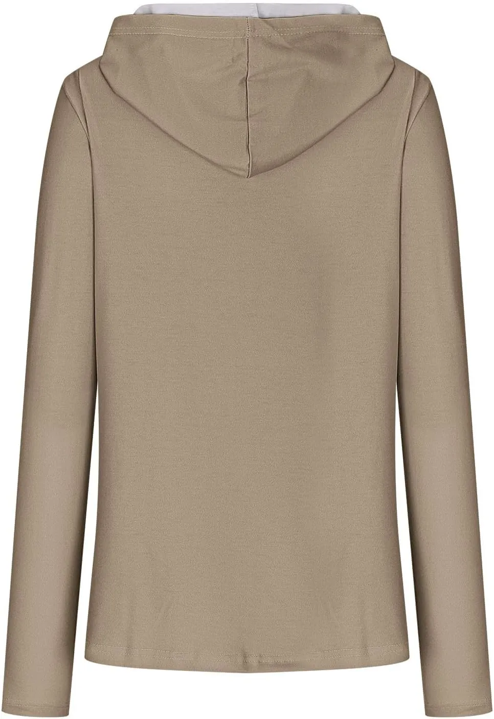 Womens Pullover Hoody Tops with Thumb Holes Plus Size Long Sleeve Fall Spring Shirts No Feece Not Sweatshirt Tops