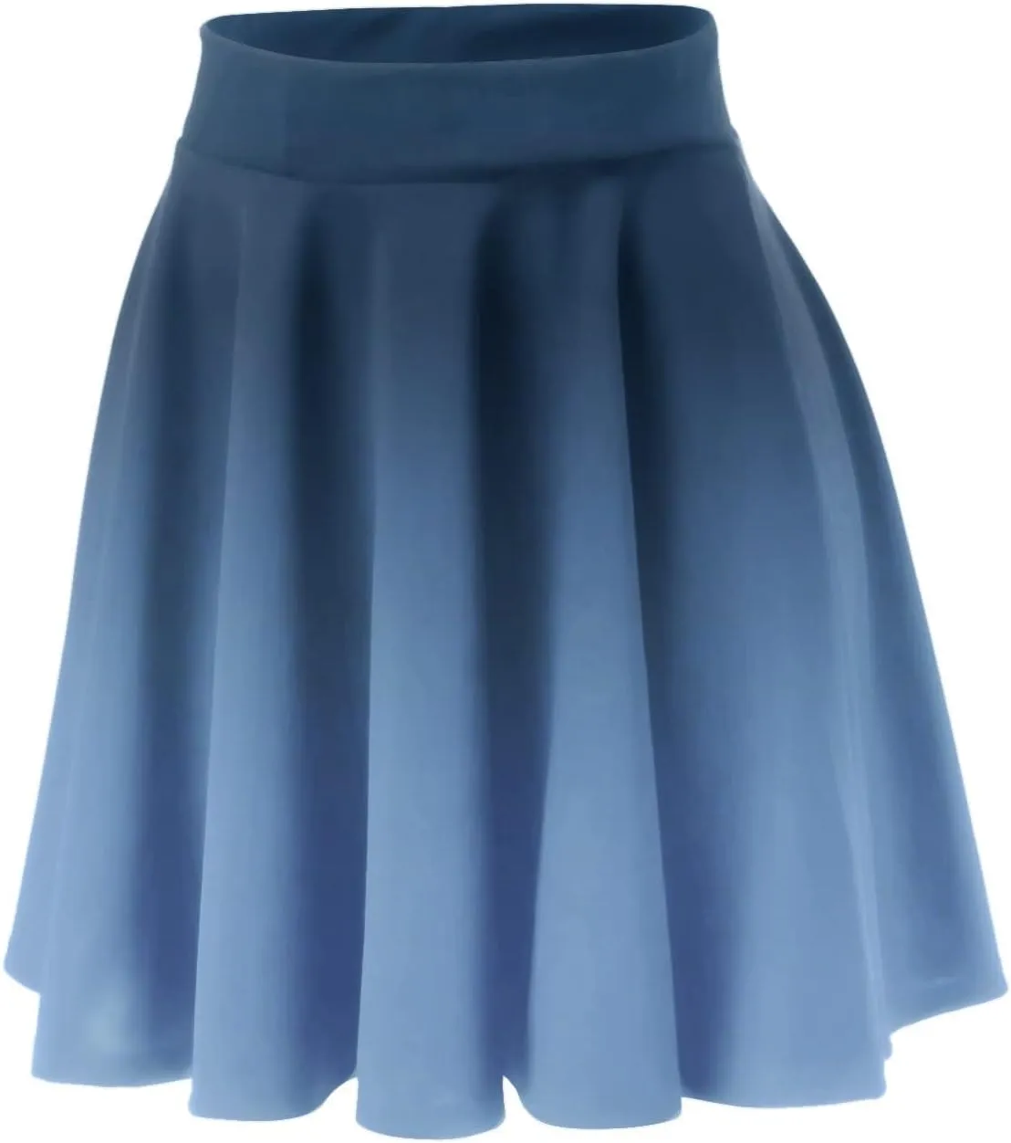 Women's Summer Cute High Waist Skirt Women's A Line Midi Skirts Ruffles Solid Skirts Vintage Irregular Cute