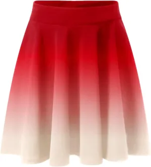 Women's Summer Cute High Waist Skirt Women's A Line Midi Skirts Ruffles Solid Skirts Vintage Irregular Cute