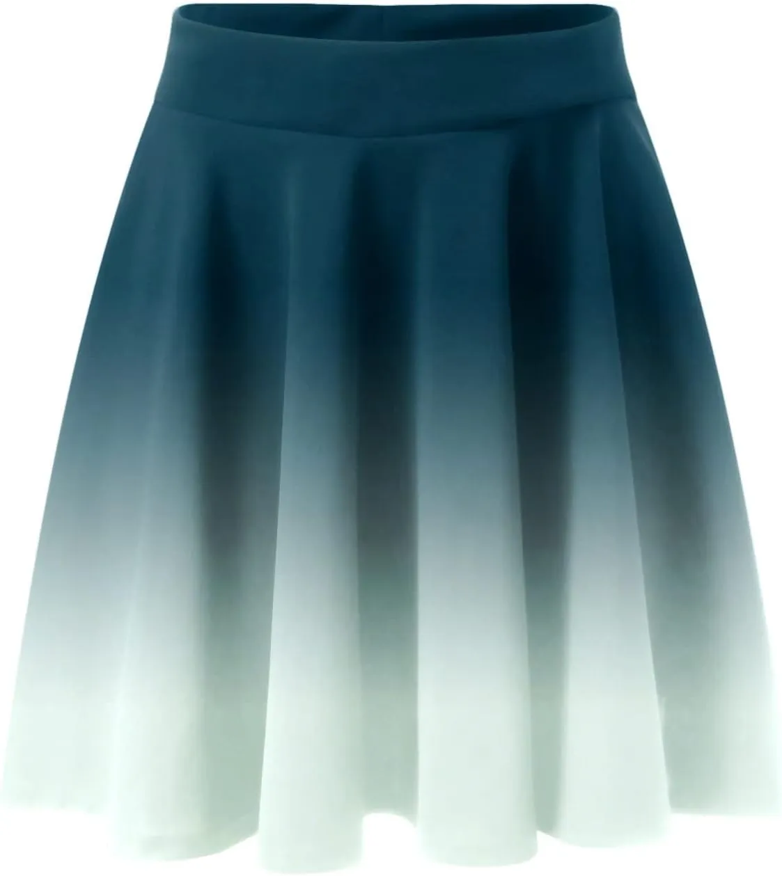 Women's Summer Cute High Waist Skirt Women's A Line Midi Skirts Ruffles Solid Skirts Vintage Irregular Cute