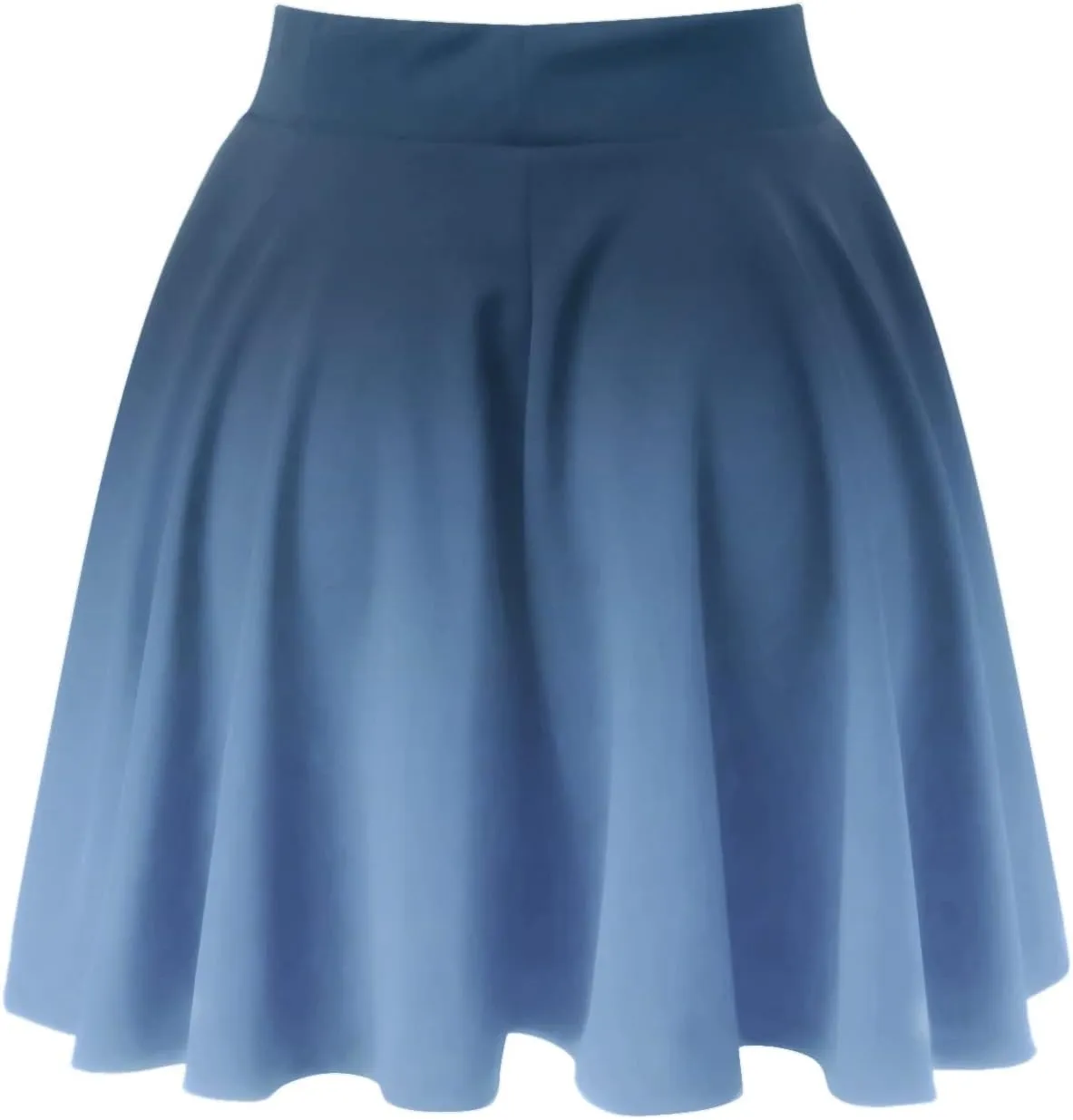 Women's Summer Cute High Waist Skirt Women's A Line Midi Skirts Ruffles Solid Skirts Vintage Irregular Cute