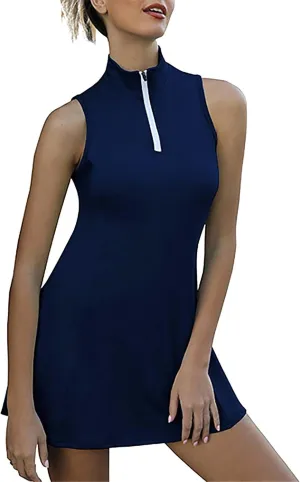 Womens Summer Dresses 2025 V Neck Sleeveless Sundress Short Boho Dress with Pockets a Line Tshirt Tank Dresses