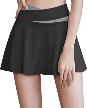 Women's Summer Tennis Skirts Athletic Skorts Shorts Golf Skirt High Waist Pleated Mini Skirts for Running Workout