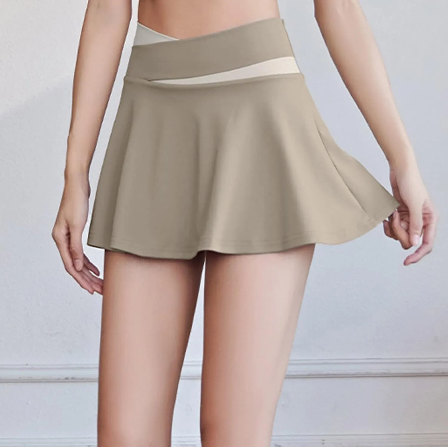 Women's Summer Tennis Skirts Athletic Skorts Shorts Golf Skirt High Waist Pleated Mini Skirts for Running Workout